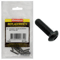 Champion - Socket Head Cap Screws - Button Head - M4 x 25mm | C1420-2