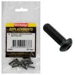 Champion - Socket Head Cap Screws - Button Head - M5 x 16mm | C1420-3