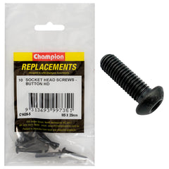 Champion - Socket Head Cap Screws - Button Head - M5 x 25mm | C1420-5