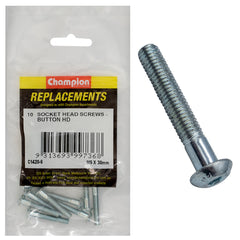 Champion - Socket Head Cap Screws - Button Head - M5 x 30mm | C1420-6