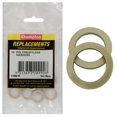 Champion - WASHERS-FLAT-POLYPROPELENE-M14 x 20 x 2.4mm | C1460-10