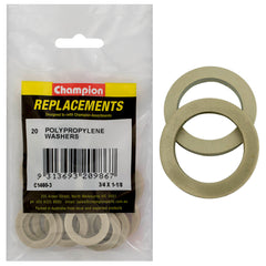 Champion - WASHERS-FLAT-POLYPROPELENE-3/4" x 1-1/8" x 3/32" | C1460-3