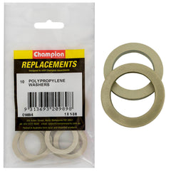 Champion - WASHERS-FLAT-POLYPROPELENE-1" x 1-3/8" x 3/32" | C1460-6