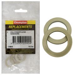 Champion - WASHERS-FLAT-POLYPROPELENE-M18 x 27 x 2.4mm | C1460-8