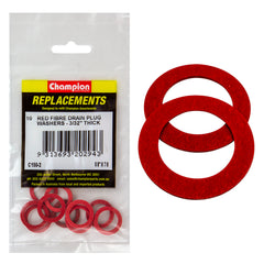Champion - WASHERS-FLAT-FIBRE-⅝" x 7/8" x 3/32"-RED | C150-2