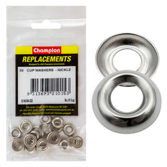 Champion - WASHERS-CUP-STEEL-4.8mm-NICKEL PLATED | C1630-22