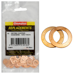 Champion - WASHERS-FLAT-COPPER-M8 x 16mm x 1.00mm | C1660-3