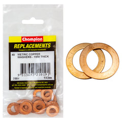 Champion - WASHERS-FLAT-COPPER-M10 x 20mm x 1.00mm | C1660-4