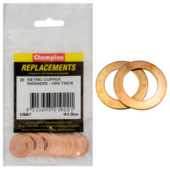 Champion - WASHERS-FLAT-COPPER-16mm x 25mm x 1.00mm | C1660-7