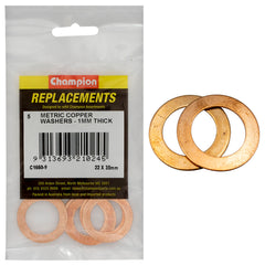 Champion - WASHERS-FLAT-COPPER-22mm x 35mm x 1.00mm | C1660-9