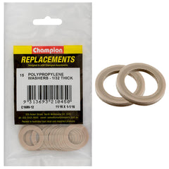Champion - WASHERS-FLAT-POLYPROPELENE-11/16" x 1-1/16" x 1/32" | C1680-12