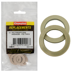 Champion - WASHERS-FLAT-POLYPROPELENE-3/4" x 1-1/8" x 1/32" | C1680-13