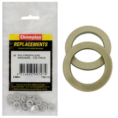 Champion - WASHERS-FLAT-POLYPROPELENE-7/32" x 1/2" x 1/32" | C1680-4