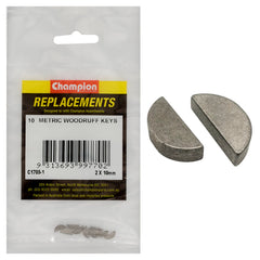 Champion - Woodruff Keys - 2 x 10mm | C1705-1