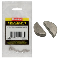 Champion - Woodruff Keys - 3 x 10mm | C1705-3