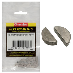 Champion - Woodruff Keys - 3 x 16mm | C1705-5