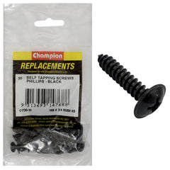 Champion - Self Tapping Screws - Mushroom Head - 4.8 x 19mm | C1720-10