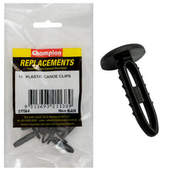 Champion - CANOE CLIPS-COL:BROWN-LEN:16.8mm-HOLE:6.6 - 7.8mm-HEAD:14mm | C1735-5