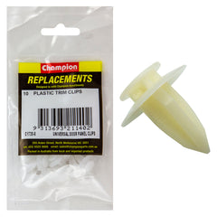 Champion - DOOR PANEL CLIPS-COL:CLEAR-LEN:12mm-STEM DIA: 8mm-TOP HEAD:17.4mm BOTTOM HEAD: 19mm | C1735-7