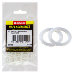 Champion - WASHERS-FLAT-NYLON-16mm x 22mm x 1/32" | C1740-3