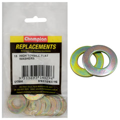 Champion - WASHERS-FLAT-HIGH TENSILE-9/16" x 1-3/16" x 11G | C1755-6