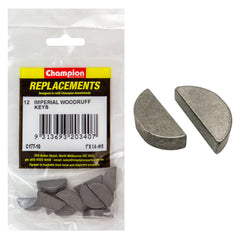 Champion - Woodruff Keys - 1/4" x 1" | C177-10