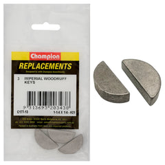 Champion - Woodruff Keys - 1/4" x 1 - 1/4" | C177-13