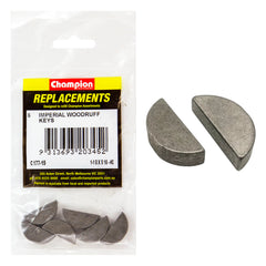 Champion - Woodruff Keys - 5/16" x 1 - 1/8" | C177-15