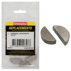 Champion - Woodruff Keys - 3/8" x 1 - 1/4" | C177-17