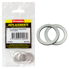 Champion - ALUMINIUM FLAT WASHERS - M20 x 30 x 1.5mm | C1770-15