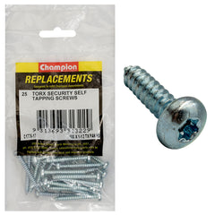 Champion - Self Tapping - Screws - Pan - Torx (tx) - 4.8 x 38mm - Zinc Plated | C1776-17