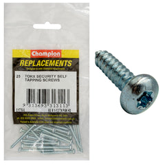 Champion - Self Tapping - Screws - Pan - Torx (tx) - 3.5 x 38mm - Zinc Plated | C1776-6