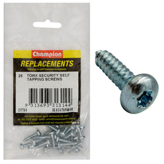 Champion - Self Tapping - Screws - Pan - Torx (tx) - 4.2 x 19mm - Zinc Plated | C1776-9
