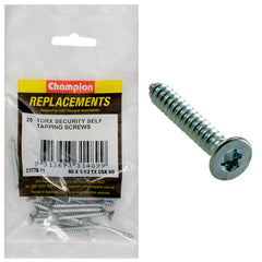 Champion - Self Tapping - Screws - Countersunk - Torx (tx) - 4.2 x 38mm - Zinc Plated | C1778-11