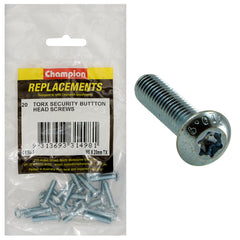 Champion - Machine Screws - Button Head - Torx (tx) - M5 x 20mm - Zinc Plated | C1784-5
