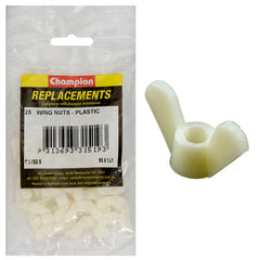 Champion - WING NUTS-PLASTIC-M6 x 1.00mm | C1792-5