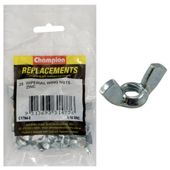 Champion - WING NUTS-UNC-5/16"-ZINC PLATED | C1794-8