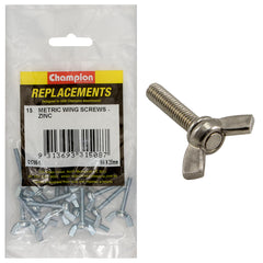 Champion - Wing Screws - M4 x 25mm - Zinc Plated | C1798-1