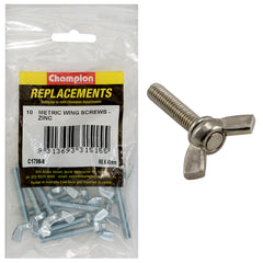Champion - Wing Screws - M6 x 40mm - Zinc Plated | C1798-8