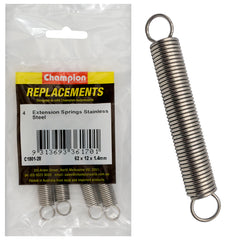Champion - Extension Springs Stainless Steel 62 x 12 MMA | C1801-28