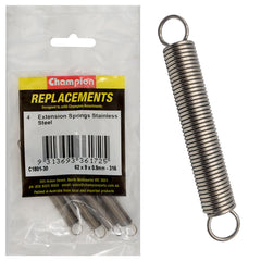 Champion - Extension Springs Stainless Steel 62 x 9 MMA | C1801-30