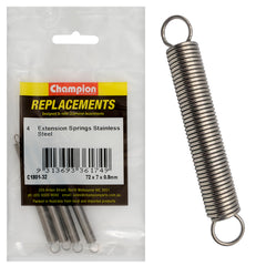 Champion - Extension Springs Stainless Steel 72 x 7 MMA | C1801-32