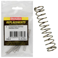 Champion - Compression Springs Stainless Steel 65 x 10 MMA | C1802-32