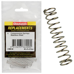 Champion - Compression Springs Stainless Steel 45 x 8 MMA | C1802-34