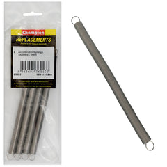 Champion - ACCELERATOR SPRINGS-168 x 11 x 0.8mm-316/A4 | C1803-2