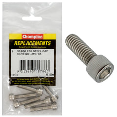 Champion - Socket Head Cap Screws Stainless Steel M8 x 35mm - 316/a4 | C1817-12