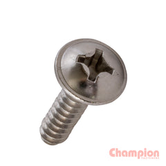 Champion - 3.5x13mm STAINLESS STEEL MUSHROOM HEAD SELF-TAPPING SCREW - 316/A4 | C1825-2