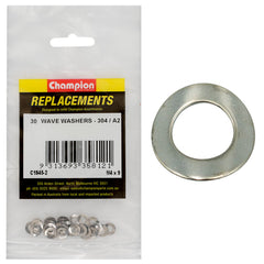 Champion - WASHER-WAVE-STAINLESS STEEL-M4 x 9mm-304/A2 | C1845-2