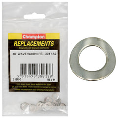 Champion - WASHER-WAVE-STAINLESS STEEL-M5 x 11mm-304/A2 | C1845-3