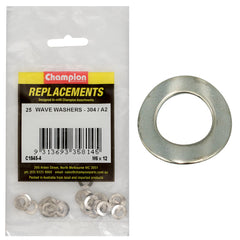 Champion - WASHER-WAVE-STAINLESS STEEL-M6 x 12mm-304/A2 | C1845-4